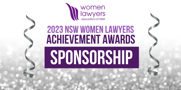 2023 Awards Sponsors - Women Lawyers Association of NSW
